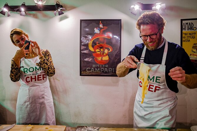 A Small-Group Pasta and Gelato Making Class in Rome