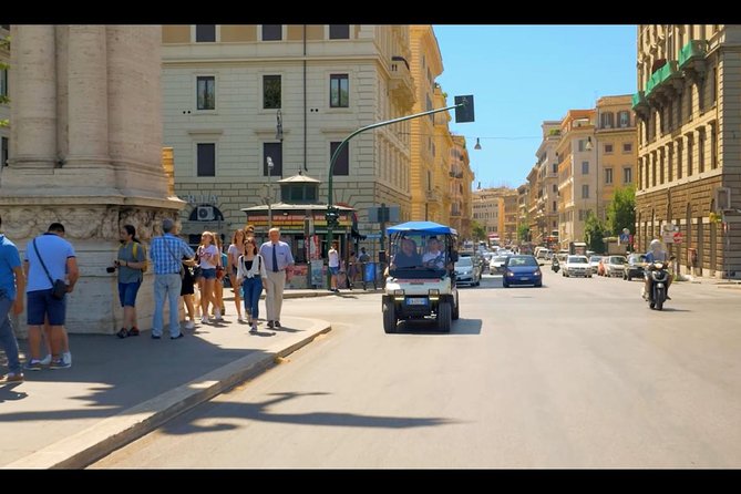 Golf Cart Tour Admiring the Beauty of Rome!