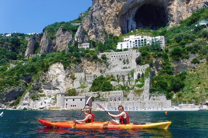 Amalfi Coast Kayak Tour Along Arches, Beaches and Sea Caves - Rough Waves and Seasickness