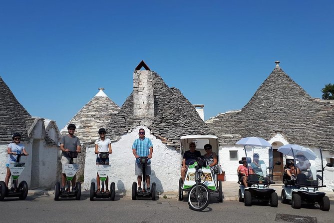 Alberobello Tour in Sewgay, Risció, E-bike or Mini Golf Cart - Practical Information and Booking Details