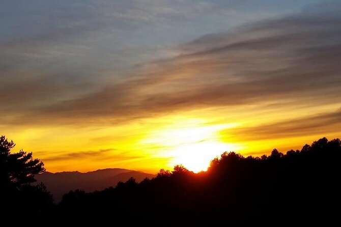 Etna Sunset - Ancient Lava Flows and Craters