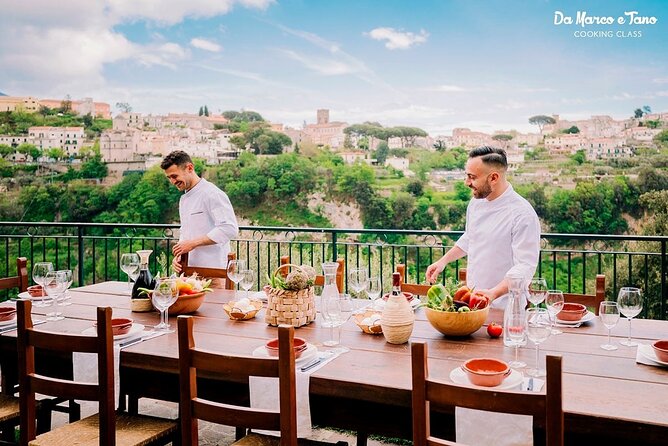 Marco and Tano Cooking Class - Tasting and Enjoying the Dishes