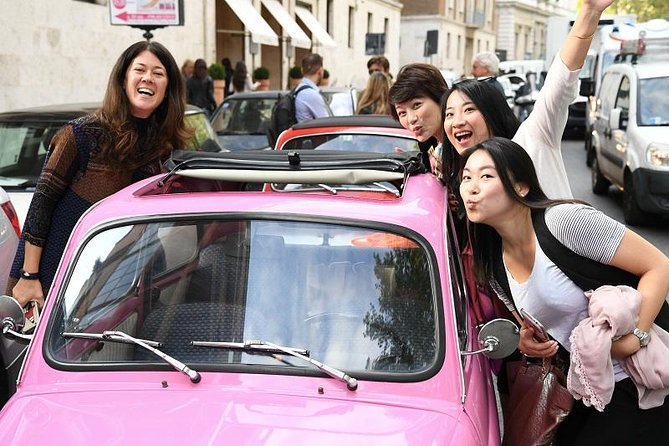 3-Hour Private Rome Sightseeing Tour in a Classic Fiat 500 - Additional Information