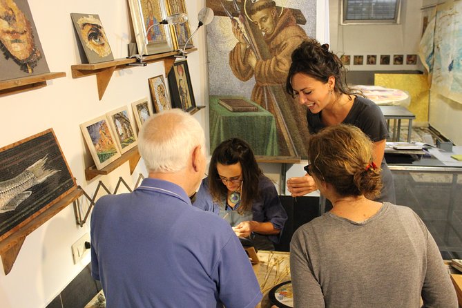 Ancient Mosaic Workshop in Rome, Italy