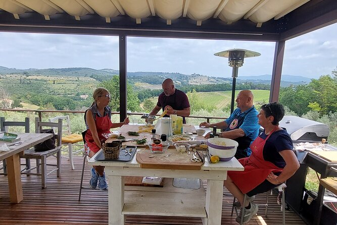 Cooking Lesson on the Terrace of the Chianti Farm With Lunch - Authentic Tuscan Recipes