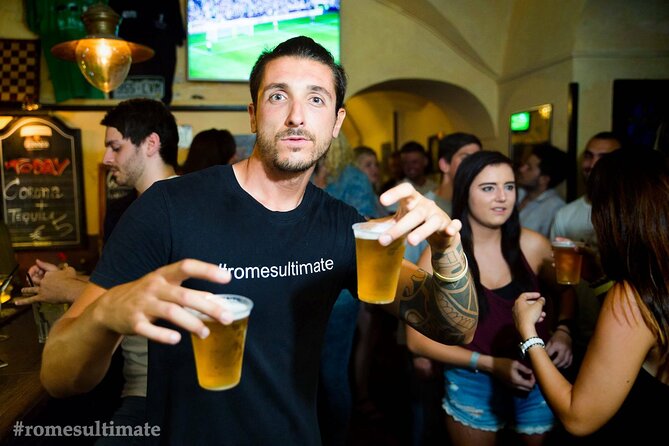 Romes Ultimate Party Aka the Spanish Steps Pub Crawl - Experience the Thrills of Romes Nightlife