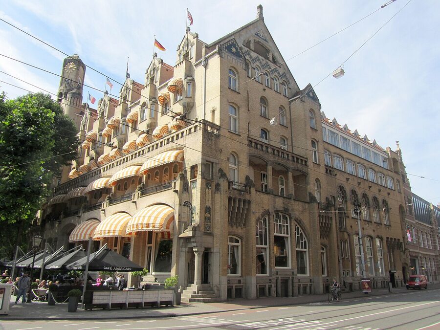 The American Hotel Amsterdam exterior at Leidsekade