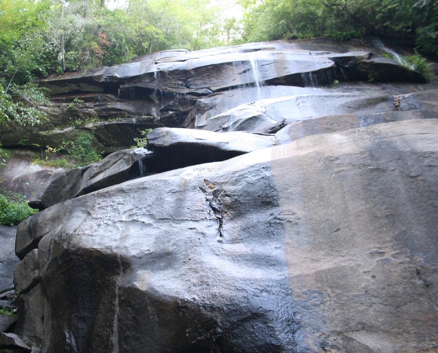 Waterfall in Pisgah National Forest near Asheville