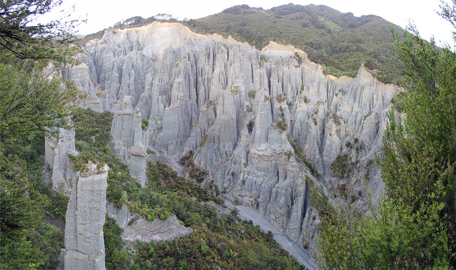 The Putangirua Pinnacles in the Wairarapa, used as the Paths of the Dead in Lord of the Rings