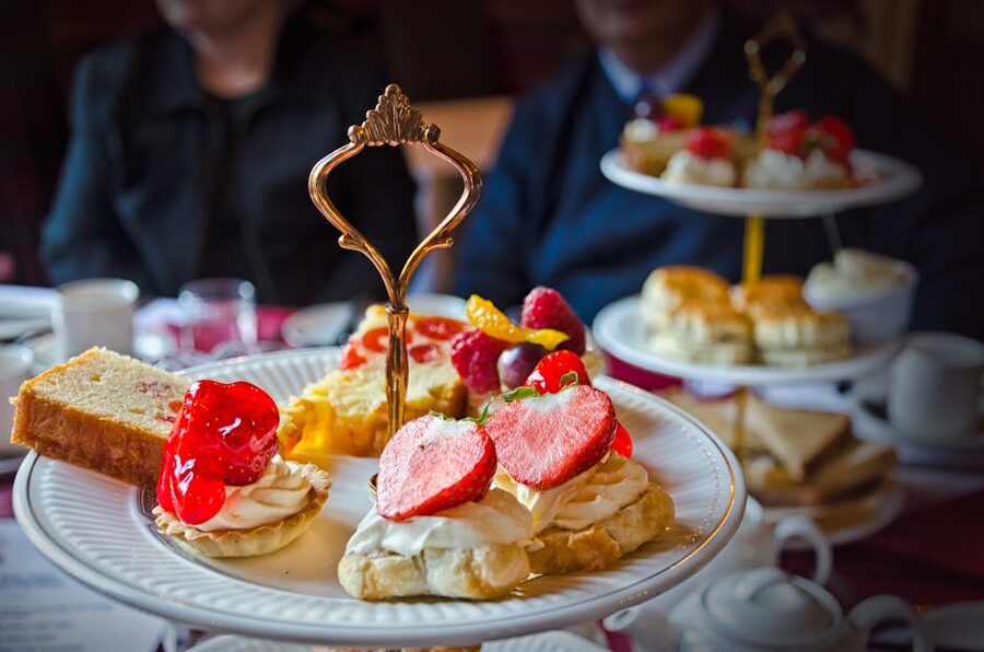 Afternoon tea spread